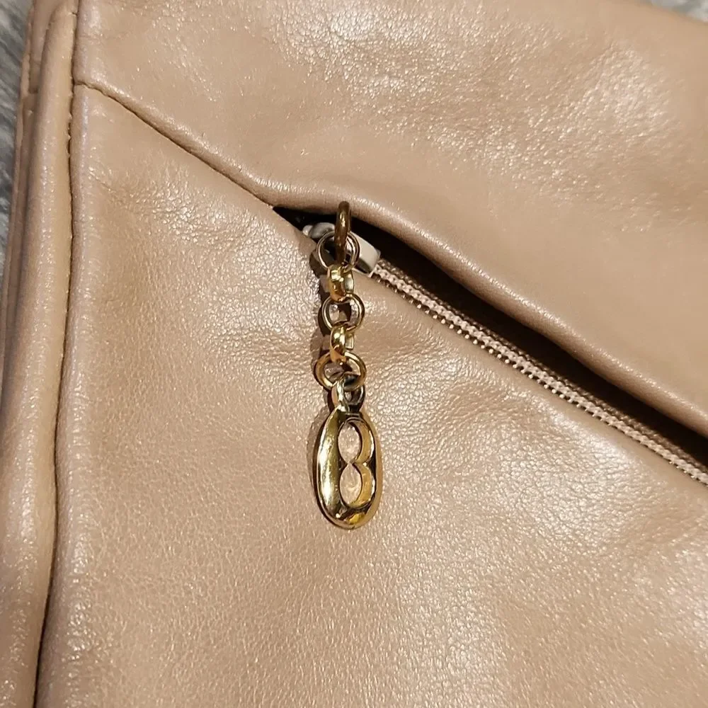 Vintage VERY SOFT XL Leather Clutch Wristlet Bag